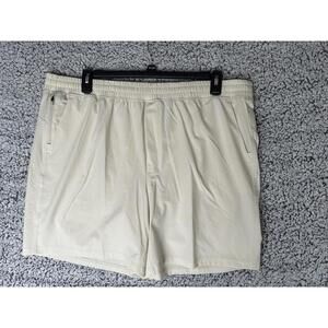 VRST Mens XXL 7” All-In Short V2 Light Sand Stretch Zip Pocket NWT